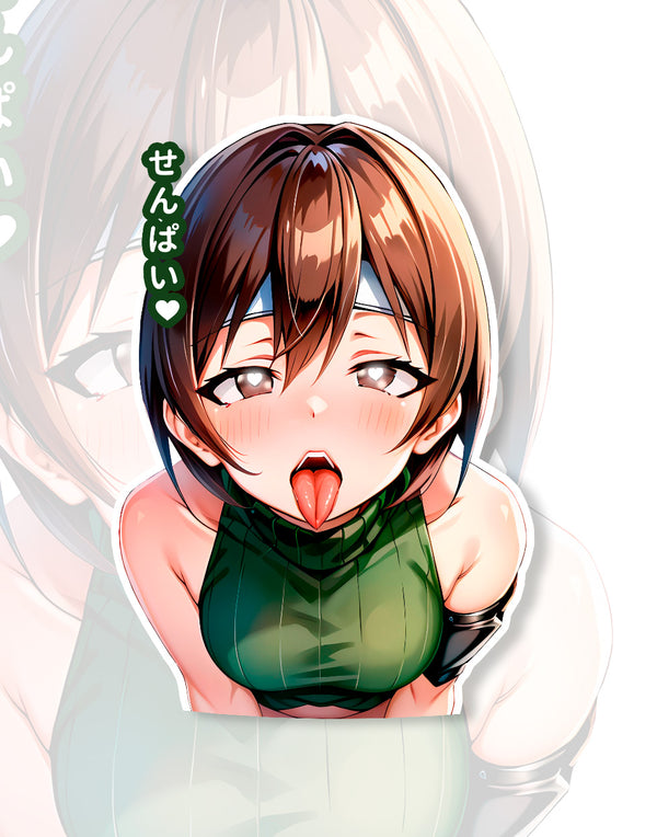 Sticker Peeker Ahegao - Yuffie Kisaragi