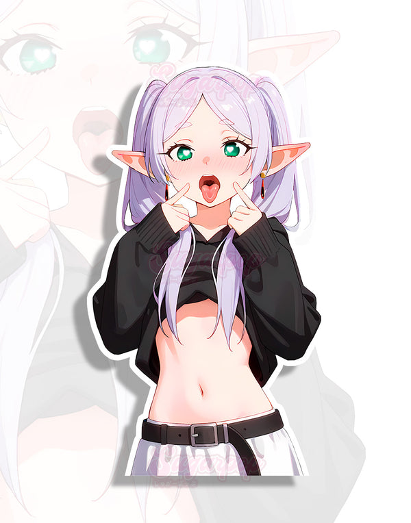 Frieren Ahegao Sticker