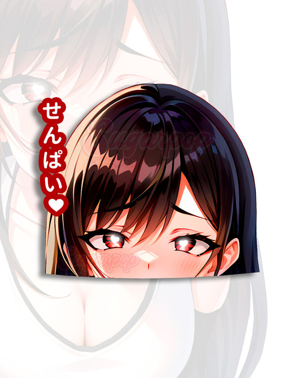 Sticker Peeker - Tifa Lockhart