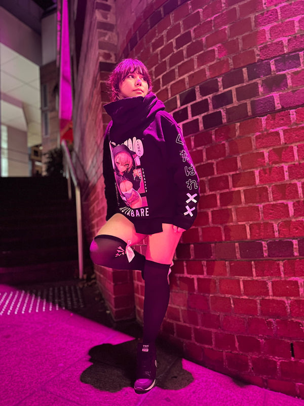 Kutabare means DIE! Scarf Hoodie