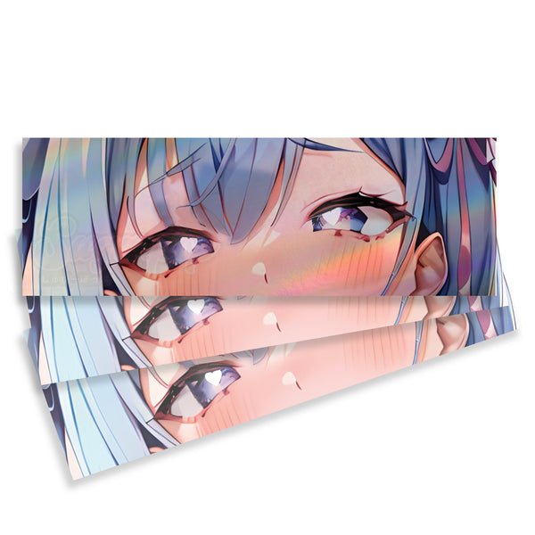 Sticker Peeker Anime Girl Stare - REM